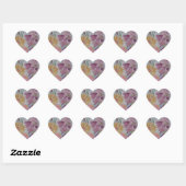 Englische Hütte Garden Heart Sticker (Blatt)