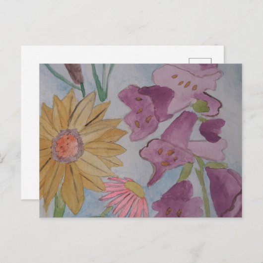 Englische Hütte Garden Postkarte (Vorne/Hinten)