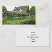 Englische Hütte Garden Visitenkarte (Vorne/Hinten)