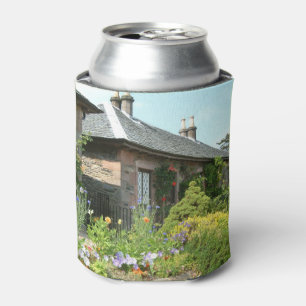 Englische Hütte II mit Blumengartenfotografie Dosenkühler
