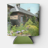 Englische Hütte II mit Blumengartenfotografie Dosenkühler (Vorderseite)