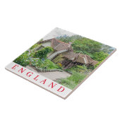 Englische Hütte Keramik Fliese (Seite)