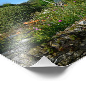 Englische Hütte mit Garten Fotodruck (Ecke)