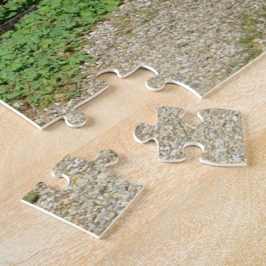 Englische Hütte mit Garten und Flagge Puzzle (Seite)