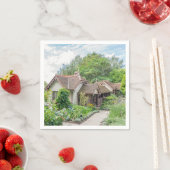 Englische Hütte Serviette (Beispiel)