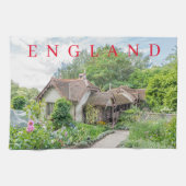 Englische Hütte Teetuch Geschirrtuch (Horizontal)