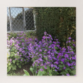 Englische Hütte und Lila ehrlich Puzzle (Vertikal)