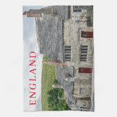 Englische Hütten Teetuch Geschirrtuch (Vertikal)