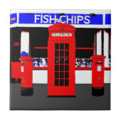 Englische Ikonen gewöhnlich England Fliese (Vorderseite)