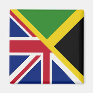 Englische jamaikanische Flagge   Flagge Jamaikas h Magnet