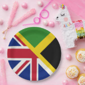 Englische jamaikanische Flagge | Flagge Jamaikas h Pappteller (Party)