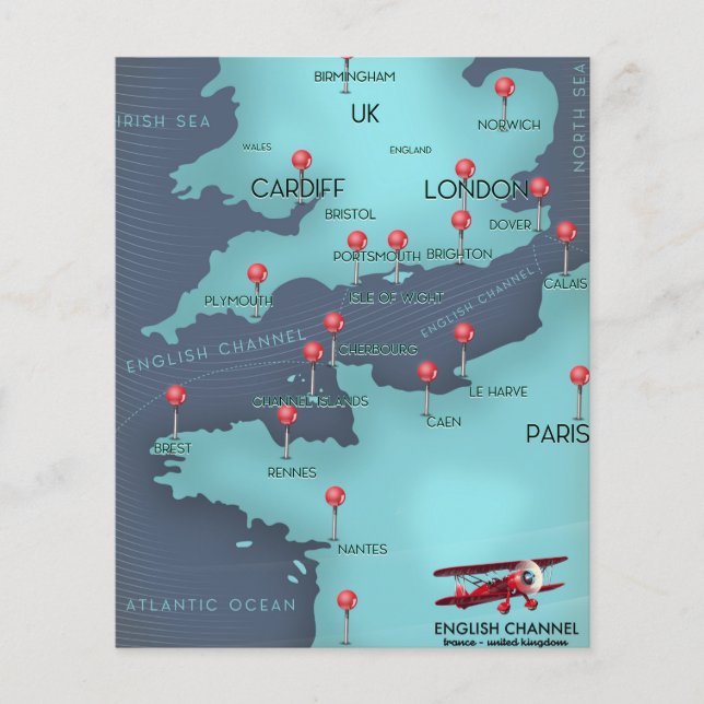 Englische Kanalübersicht (Vorderseite)