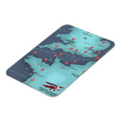 Englische Kanalübersicht Magnet (Linke Seite)