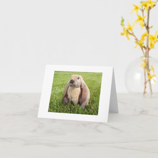 Englische Karte (Gelbe Blume)