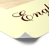 Englische Kurzattrappe Poster (Ecke)