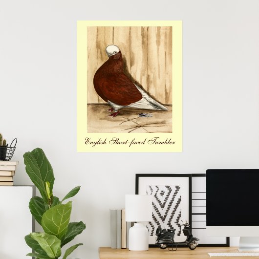 Englische Kurzattrappe Poster (Heimbüro)