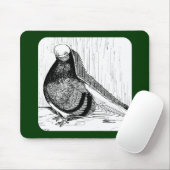 Englische Kurztaube 1978 Mousepad (Mit Mouse)