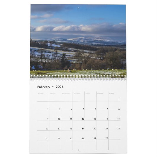 Englische Landschaft 2024 Kalender (Feb 2026)