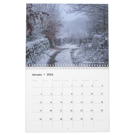 Englische Landschaft 2024 Kalender (Jan 2026)