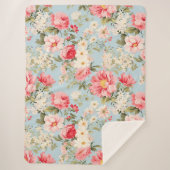 Englische Landschaft Blumengarten Sherpadecke (Vorderseite)