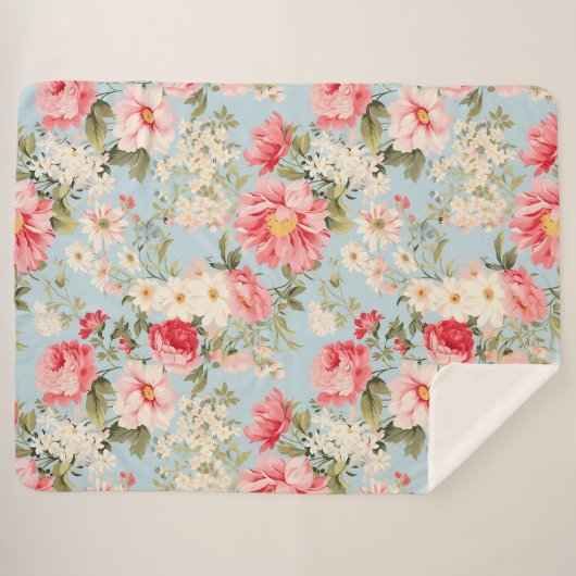 Englische Landschaft Blumengarten Sherpadecke (Vorderseite (Horizontal))