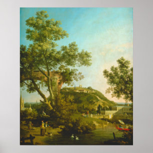 Englische Landschaft - Canaletto Fine Art Poster