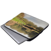 Englische Landschaft Landschaft Laptop Schläfchen Laptopschutzhülle (Vorne Knopf)