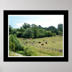 Englische Landschaft Poster