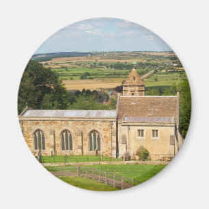 Englische Landschaft stellt Rockingham Schloss (3) Magnet