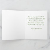 Englische Landschaft Szene Original Papa Vers Karte (Innenseite)