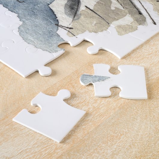 Englische Landschaft Watercolor Jigsaw Puzzle (Seite)