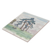 Englische Landschafts-dekorative Fliese (Seite)