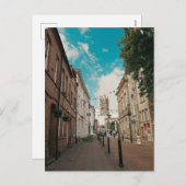 Englische Landstadt Feiertagspostkarte (Vorne/Hinten)