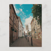 Englische Landstadt Feiertagspostkarte (Vorderseite)