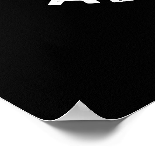 Englische Lehrer schreiben immer Bleistift Pun Dar Poster (Ecke)