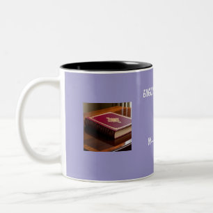 Englische Lehrer Zweifarbige Tasse
