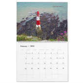 Englische Leuchttürme - Leuchtfeuer entlang Englan Kalender (Feb 2026)