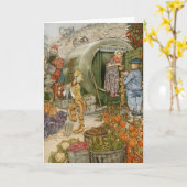 Englische Märchen (freier Raum nach innen) Karte (Gelbe Blume)