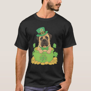 Englische Mastiff-Hund St. Patricku2019s Tag Irisc T-Shirt
