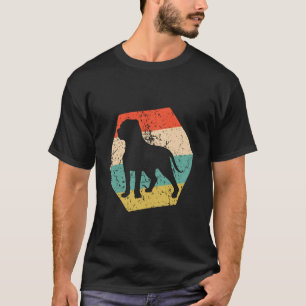 Englische Mastiff-Hunderasse Retro-Distressed-Sech T-Shirt