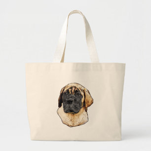 Englische Mastiff-Kunst-Geschenke Jumbo Stoffbeutel
