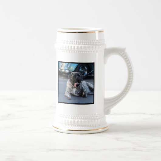 Englische Mastiff-Tasse Bierglas (Rechts)