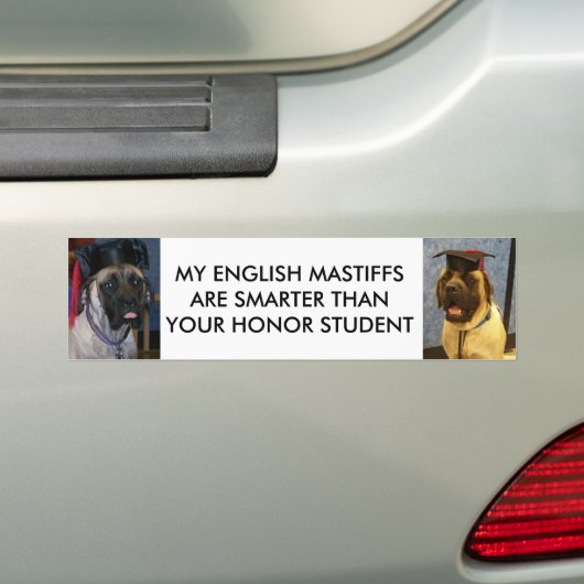 ENGLISCHE MASTIFFS SIND INTELLIGENTER AUTOAUFKLEBER (Auf Auto)