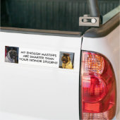 ENGLISCHE MASTIFFS SIND INTELLIGENTER AUTOAUFKLEBER (Auf Lkw)