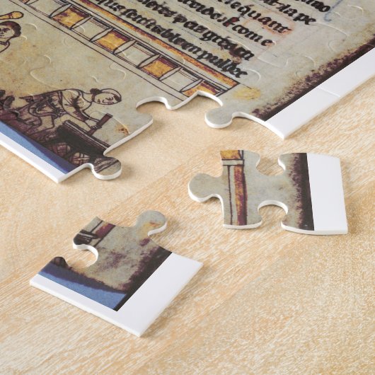 Englische Miniatur, "Medica", ein apoth Puzzle (Seite)