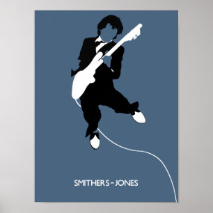 Englische Mod Smithers Jones minimalistische Kunst Poster