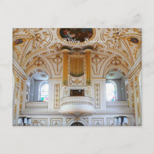 Englische Orgel Postkarte