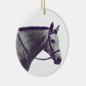 Englische Pferdeverzierung Keramik Ornament (Rechts)