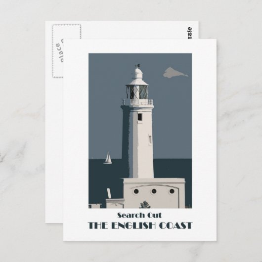 Englische Postkarte im Stil der 20er Jahre (Vorne/Hinten)