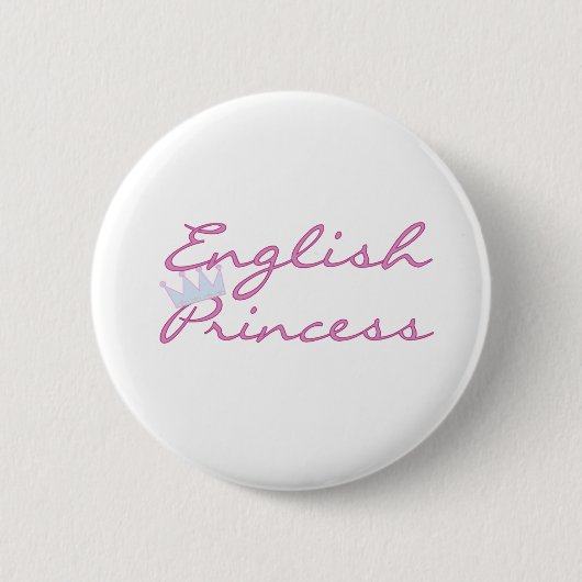 Englische Prinzessin Button (Vorderseite)